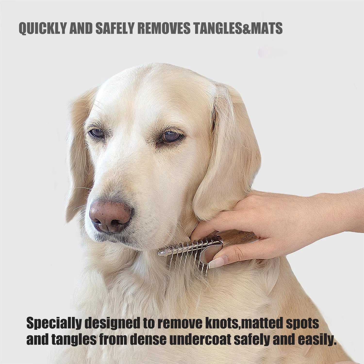 Curved Pet Knot Comb Dog Comb Dog Comb Cat Beauty Hair Removal Cat Comb Pet Supplies