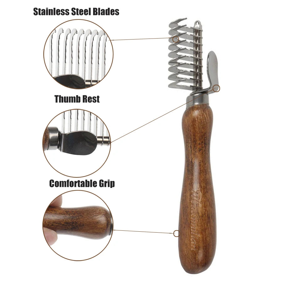 Curved Pet Knot Comb Dog Comb Dog Comb Cat Beauty Hair Removal Cat Comb Pet Supplies