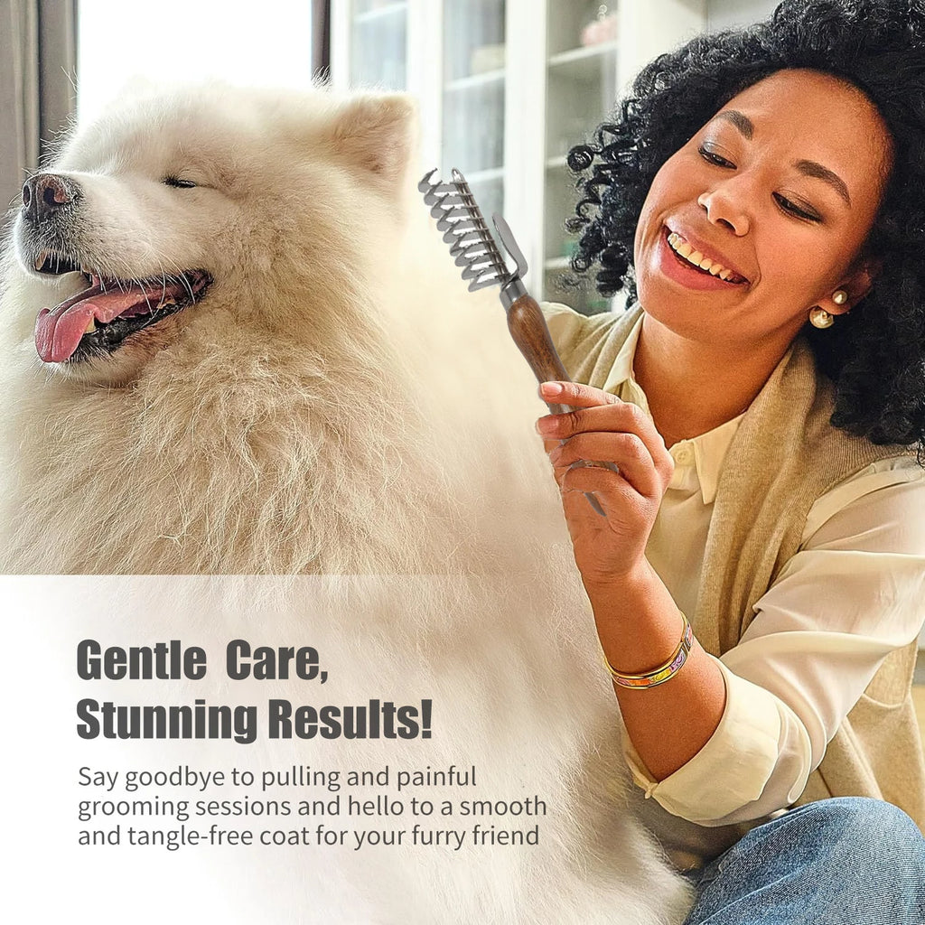 Curved Pet Knot Comb Dog Comb Dog Comb Cat Beauty Hair Removal Cat Comb Pet Supplies