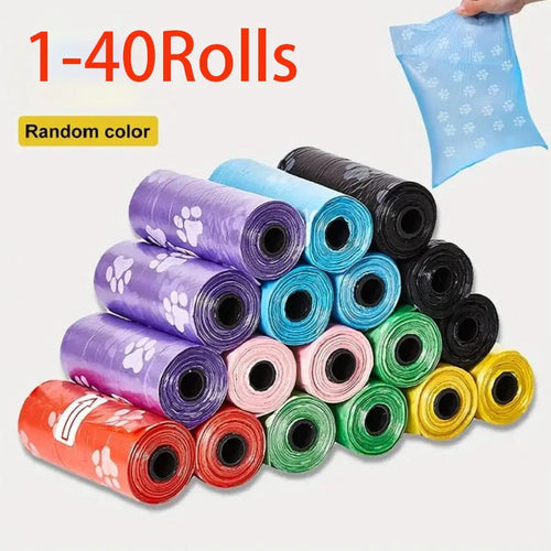 Dog Poop Bags Biodegradable Pet Garbage Bag Cat Doggie Outdoor Home Clean Refill Garbage Poop Bag Pet Supplies